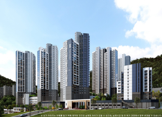 더샵 리오몬트 투시도.<포스코이앤씨 제공>